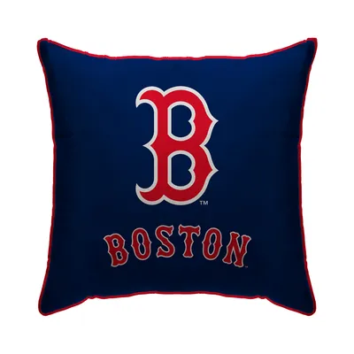 Boston Red Sox 18" x 18" Plush Team Logo Decorative Throw Pillow - Blue