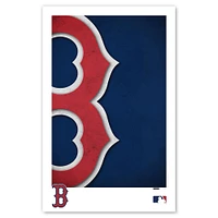 Boston Red Sox 11" x 17" Minimalist Logo Poster Print