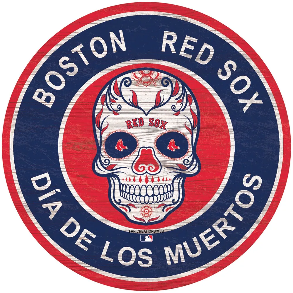 Lids Boston Red Sox 12'' Sugar Skull Circle Sign