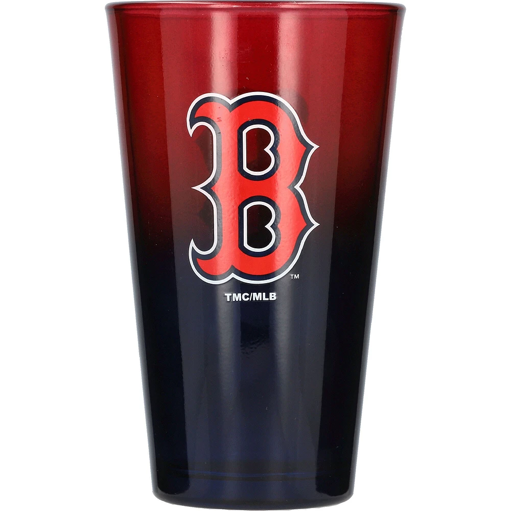 Red Sox de Boston 16oz. Verre à pinte ombré