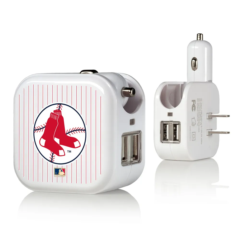 Lids Boston Red Sox 2-in-1 Pinstripe Cooperstown Design USB Charger