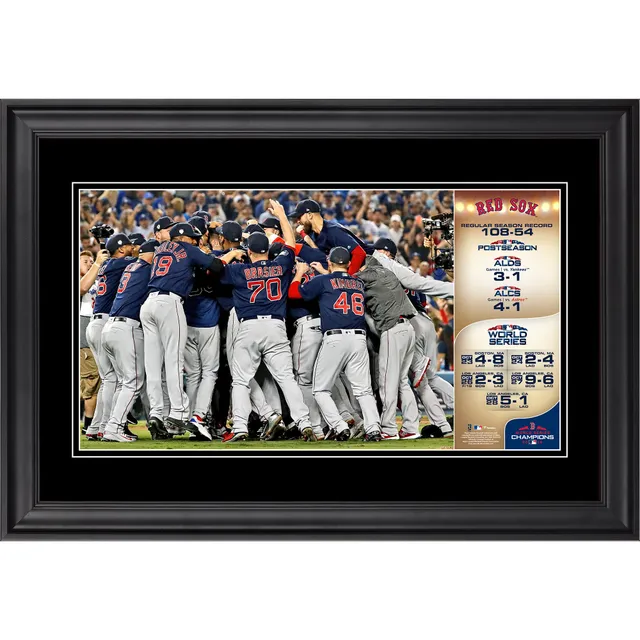 Lids Boston Red Sox Fanatics Authentic 2013 MLB World Series Champions  Framed Jersey Case