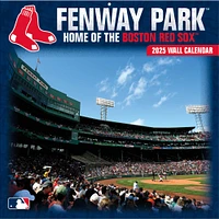 Calendrier mural du stade des Red Sox de Boston 2025 12" x 12"