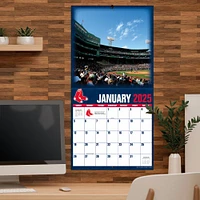 Calendrier mural du stade des Red Sox de Boston 2025 12" x 12"