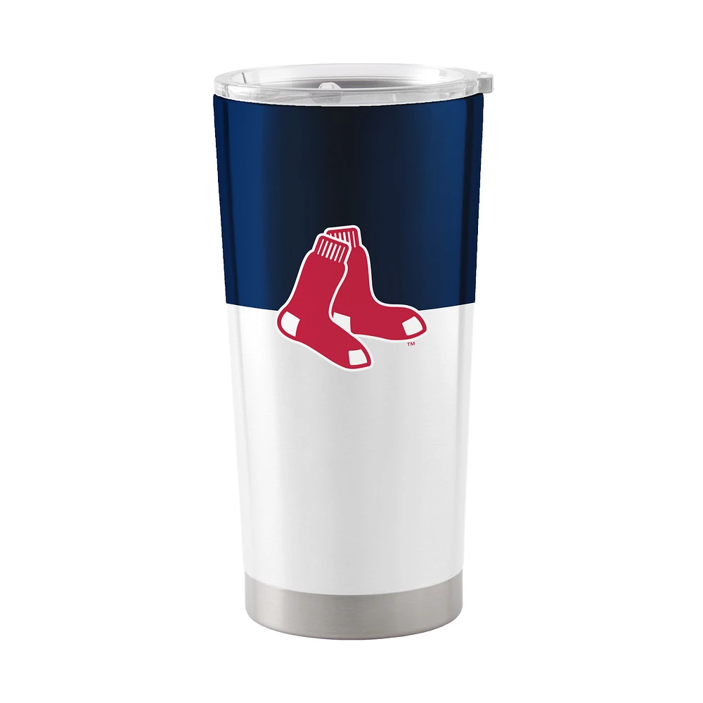 Red Sox de Boston 20 oz. Gobelet en acier inoxydable à blocs de couleurs