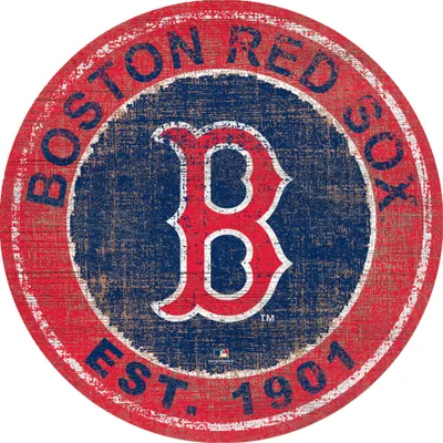 Boston Red Sox 24'' Round Heritage Logo Sign