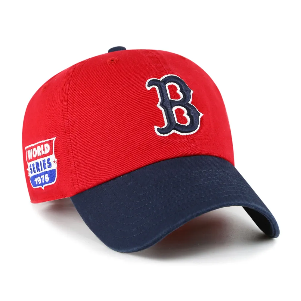 Lids Boston Red Sox '47 1975 Series Primary Team Logo Side Hit Clean Up Adjustable Hat – Red/Navy | Montebello Town Center
