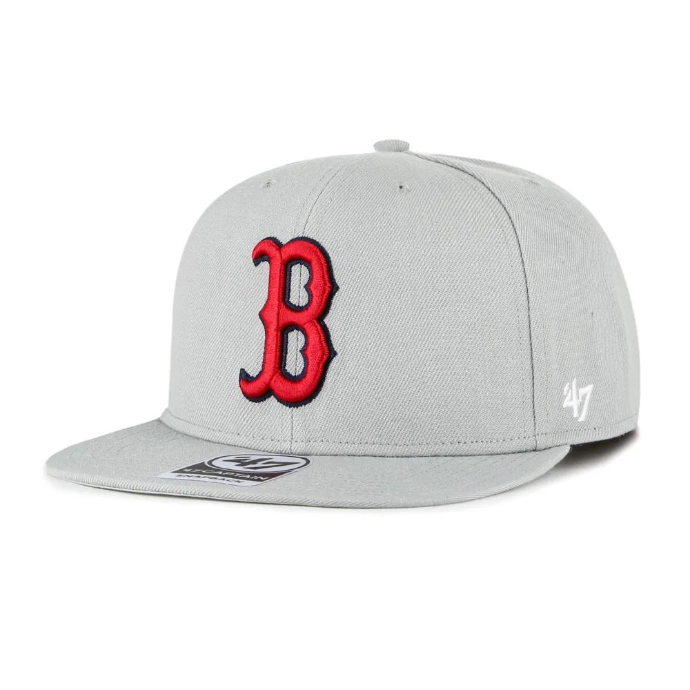 Boston Red Sox Pro Standard Logo Snapback Hat - White