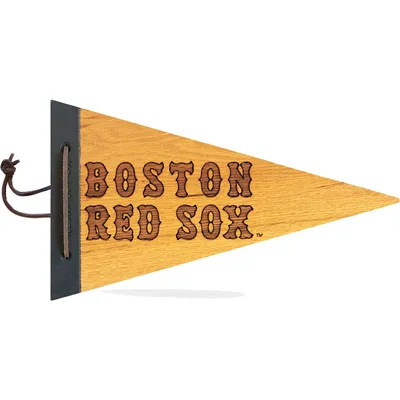 Fanion en bois Boston Red Sox 7" x 12"