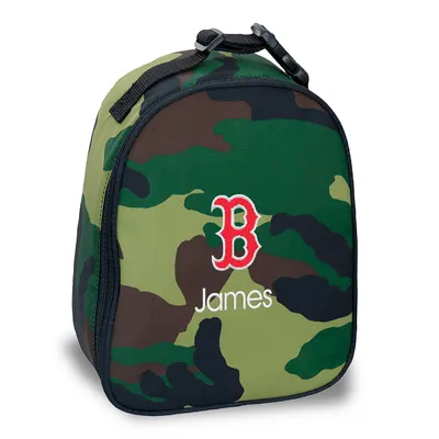 Boston Red Sox Alternate Logo Personalized Camouflage Insulated Bag