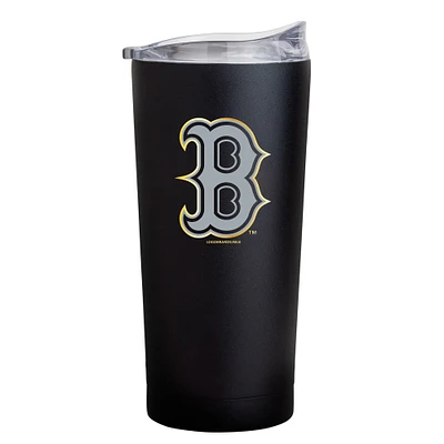 Feuille noire des Red Sox de Boston 20oz. Gobelet à revêtement en poudre