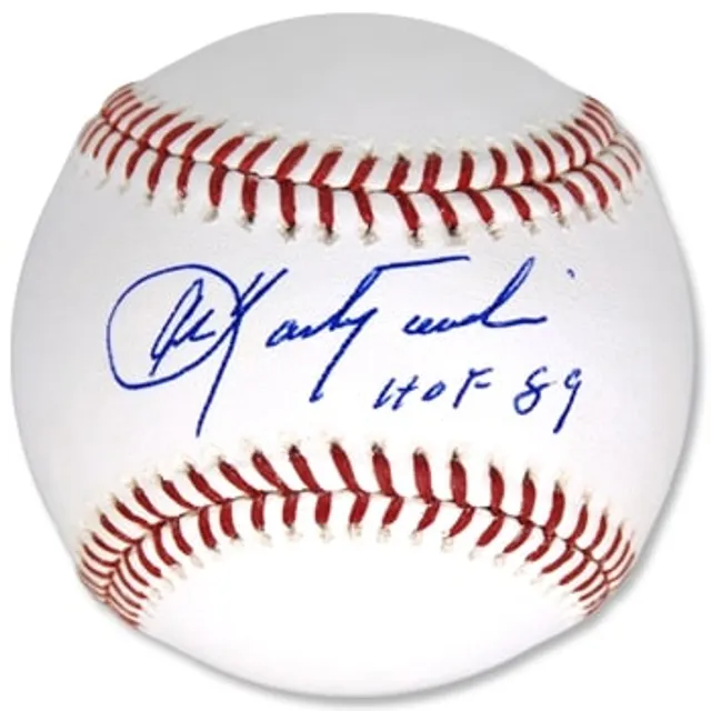 Lids Carl Yastrzemski Boston Red Sox Fanatics Authentic Autographed 16'' x  20'' 1967 World Series Hitting Photograph with ''HOF 89'' Inscription