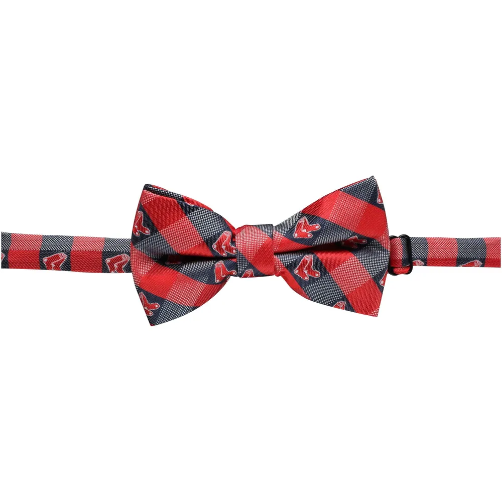 Boston Red Sox Check Bow Tie