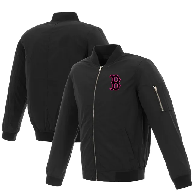 Boston Red Sox The Wild Collective Women's Camo Sherpa Full-Zip Bomber  Jacket - Black