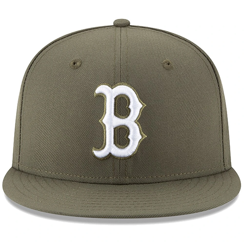 Boston Red Sox New Era Fashion Color Basic 59FIFTY Fitted Hat - Green