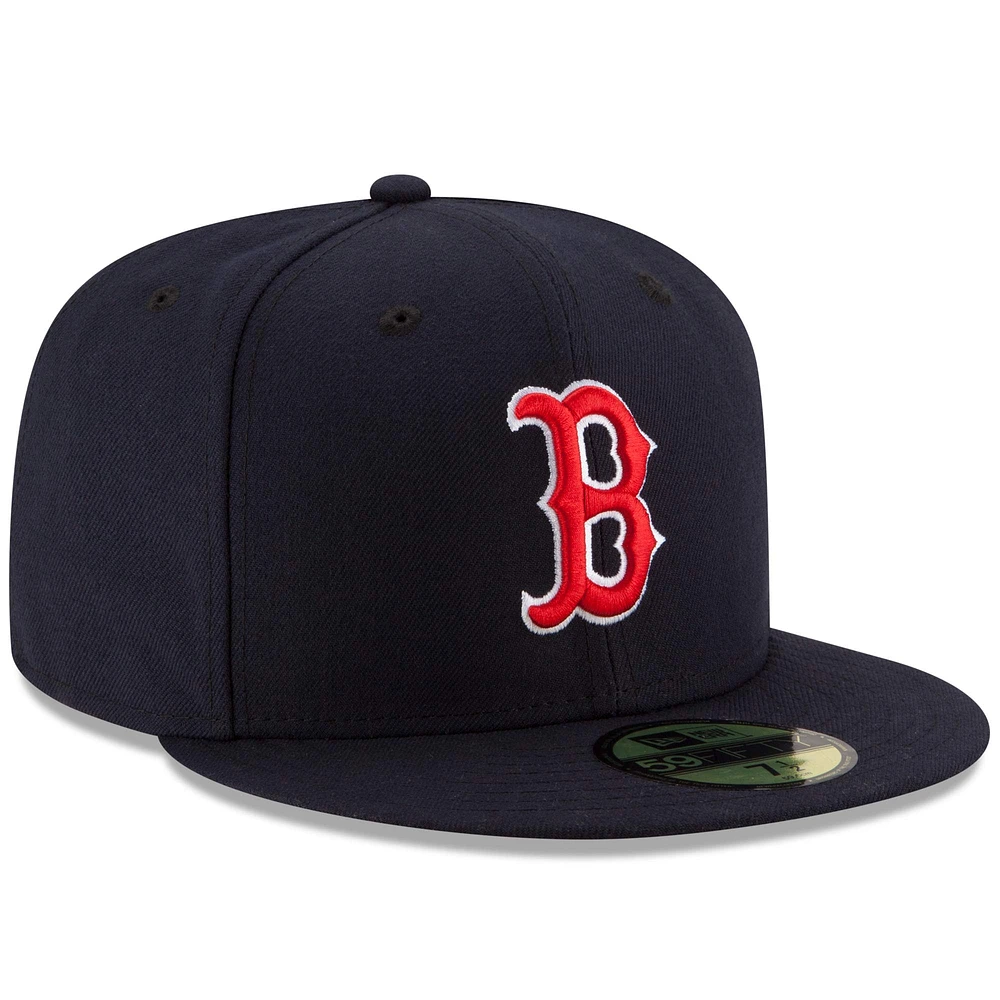 Boston Red Sox New Era Game Authentic Collection On-Field 59FIFTY - Chapeau ajusté Marine