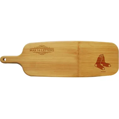 Boston Red Sox Personalized Bamboo Paddle Serving Board