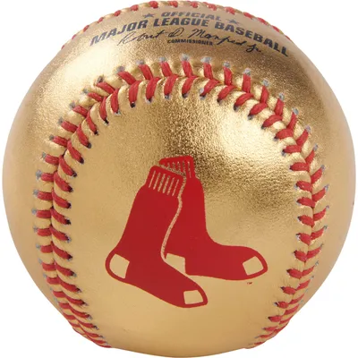 Boston Red Sox Fanatics Authentic Rawlings Gold Leather Baseball