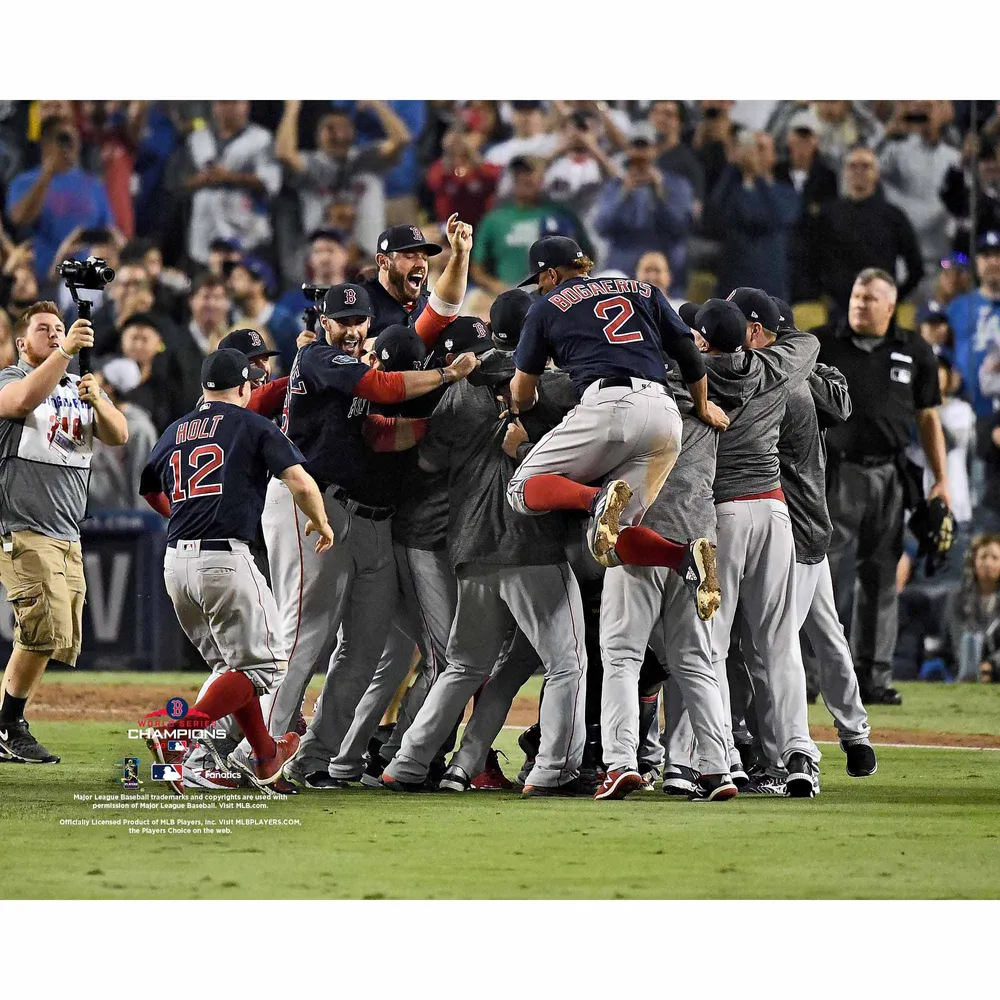 Celebrating World Series Champions Boston Red Sox