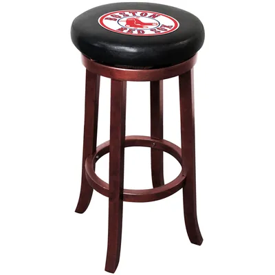 Boston Red Sox Wooden Bar Stool - Brown