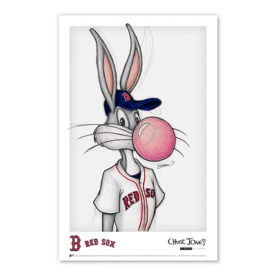 Bugs Bunny Boston Red Sox 11"x 17" Looney Tunes affiche imprimée