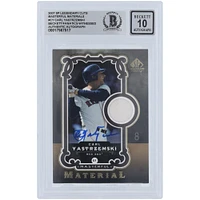 V106832 RedSox Carl Yastrzemski Boston Red Sox Autographié 2007 Upper Deck SP Coupes Légendaires Matériaux Magistraux Maillot Relique #MM-CY Beckett Fanatics Témoin Authentifié 10 Cartes Carl Yastrzemski AUT UPD CARTES À ÉCHANGER 45666 AUTTRC CA01B00136 #8
