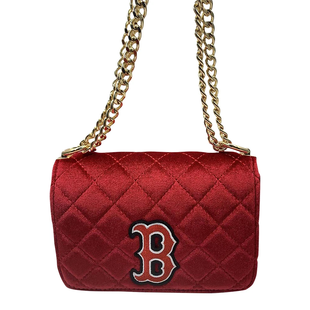 Cuce Boston Red Sox Velvet Crossbody Purse