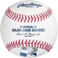 Baseball autographié par David Ortiz des Red Sox de Boston avec l'inscription « Boston Strong »