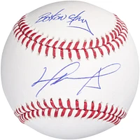 Baseball autographié par David Ortiz des Red Sox de Boston avec l'inscription « Boston Strong »