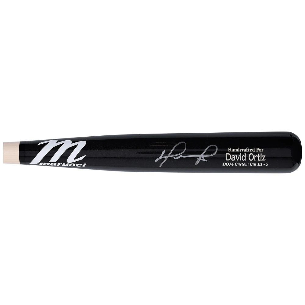 Batte de baseball Marucci autographiée par David Ortiz des Boston Red Sox