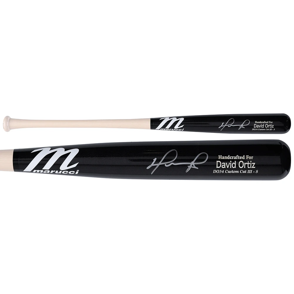 Batte de baseball Marucci autographiée par David Ortiz des Boston Red Sox