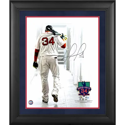 Lids David Ortiz Boston Red Sox Fanatics Authentic Autographed 16 x 20  Swinging Photograph with HOF 22 Inscription