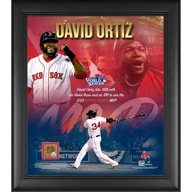 Lids David Ortiz Boston Red Sox Fanatics Authentic Framed Unsigned