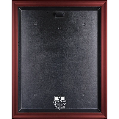 Vitrine de présentation du maillot de retraite des Boston Red Sox en acajou de David Ortiz