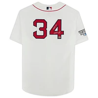 Maillot authentique autographié par David Ortiz des Boston Red Sox avec Mitchell & Ness et inscription « HOF 22 »