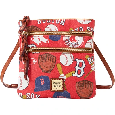 Dooney & Bourke Boston Red Sox Game Day Triple Zip Crossbody Purse