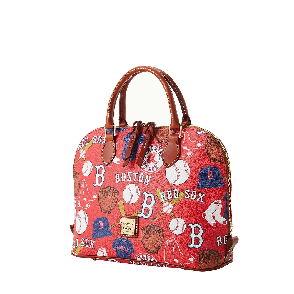 Dooney & Bourke Boston Red Sox Game Day Zip Zip Satchel