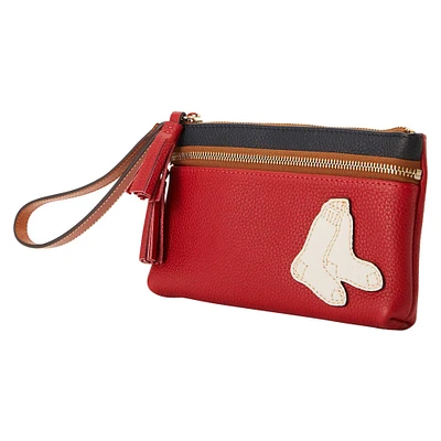 Dooney & Bourke Boston Red Sox Infield Poignet à double fermeture éclair