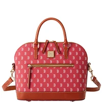 Dooney & Bourke Boston Red Sox Signature Domed Zip Satchel Purse