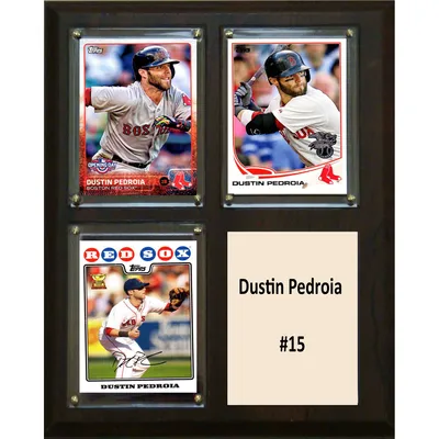 Lids Dustin Pedroia Boston Red Sox 15'' x 18'' Plaque