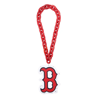 Chaîne de fans avec grand logo lumineux des Red Sox de Boston FOCO