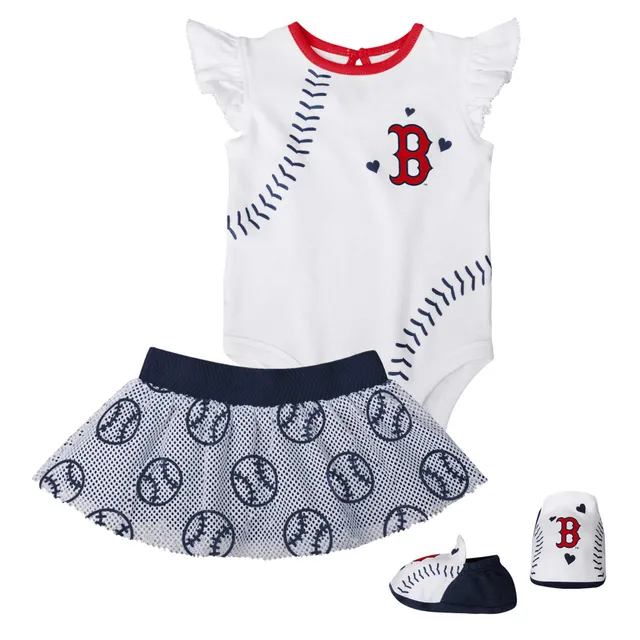 Lids St. Louis Cardinals Girls Infant Sweet Spot Three-Piece Bodysuit,  Skirt & Booties Set - White/Red