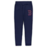 Ensemble t-shirt et legging tri-mélange Forever Love Boston Red Sox pour filles préscolaire bleu marine/rouge