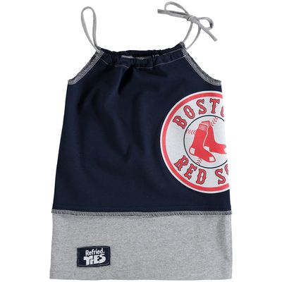 Boston Red Sox Refried Apparel Women's Sustainable Tri-Blend Tank Top - Navy