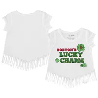 Boston Red Sox Tiny Turnip Women's Shark Logo T-Shirt - White