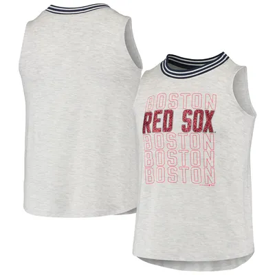 Men's Fanatics Branded Gray/Navy Boston Red Sox Our Year Tank Top 