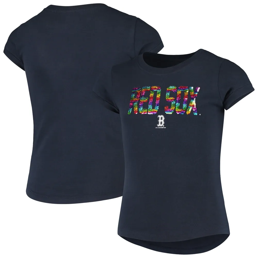 Lids Houston Astros New Era Girls Youth Flip Sequin Team V-Neck T-Shirt -  Navy