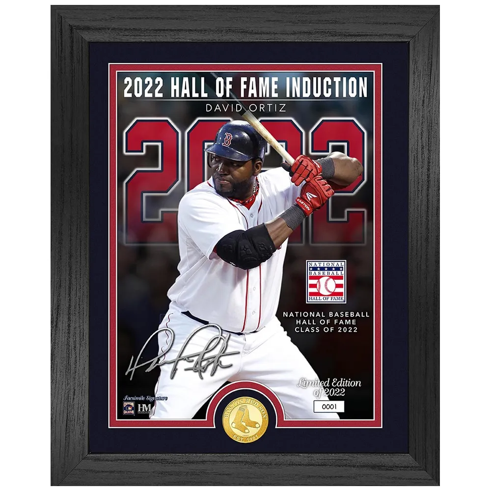 Men's Nike David Ortiz Hall of Fame 2022 Induction Official Replica Boston  Red Sox Home White Jersey