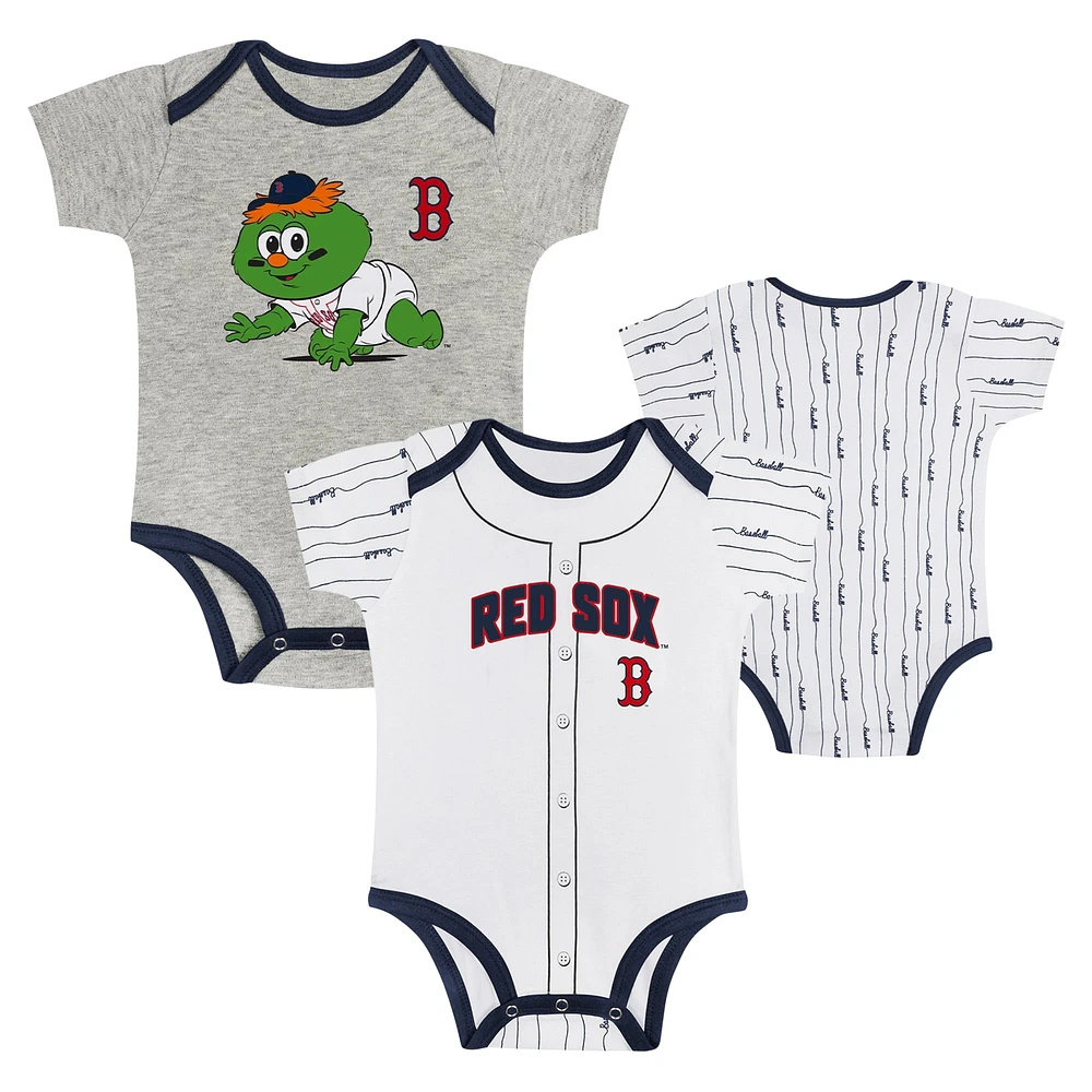 Ensemble de 2 bodys Play Ball des Red Sox Boston pour béb