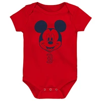 Infant Boston Red Sox Three-Pack Winning Team Bodysuit Set